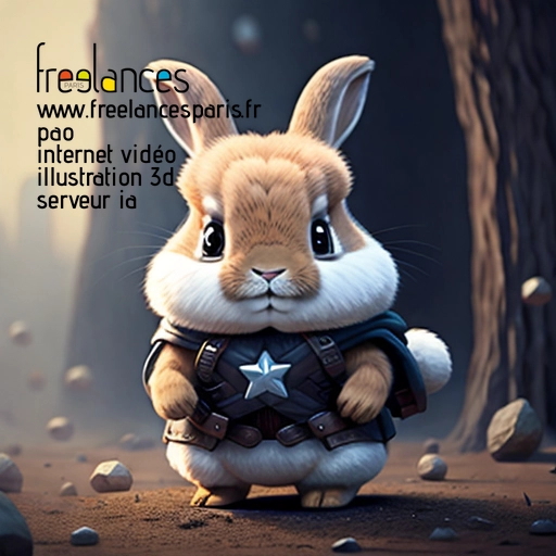 Pao internet vidéo illustration 3d serveur intelligence générative freelance paris studio de création 5T2BIWX1